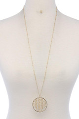 Circle Pendant Necklace