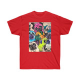 Unisex Cute Pugs T-shirt