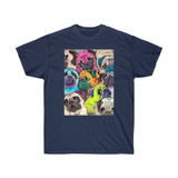 Unisex Cute Pugs T-shirt