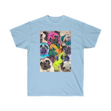 Unisex Cute Pugs T-shirt