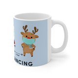 Santa Social Distance mug