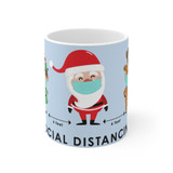 Santa Social Distance mug