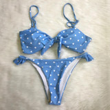 Dot Print Bikini Set