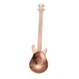 Coffee spoon Stainless Steel 12cm Multicolor Easy to clean Guitar Spoons Rainbow Coffee Spoon Flatware creative Drinking Tools