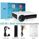 ThundeaL LED96+ Projector 3D Home Theater Optional Android 6.0 WiFi LED96W LED96+W Projector 1080P Full HD Video Home Theater
