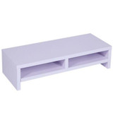 Warehouse Desktop Monitor Stand TV Laptop Rack Computer Screen Riser Shelf Desk Purplish Computer Monitor Riser Accessories