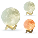 Multi color 3D Moon Lamp.