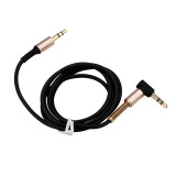 NEW 2019 Stereo Headphone 3.5mm Jack Elbow Male To Male Arrival Computer Cable Car Aux Audio Extension Extend Cable#YL