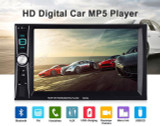 6.6" 2 Din Car Radio Mp5 Mp3 Player Bluetooth Hands-Free Autoradio Stereo Car Audio Touch Screen Radios Usb Fm Aux In