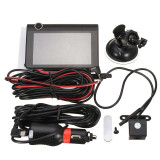 4.0'' IPS HD 1080P Dual Lens Car DVR Video Recorder Auto Registrator Dash Cam DVRS Digital Camcorder + Reverse Backup Camera