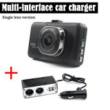 JUEFAN car dvr camera 1080p dash cam High-definition car video recorder dvr car mirror camera Dual camera lens dashcam