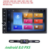 2 Din 7 Inch Android 8.0 Universal Car NO DVD Player Octa Core Bluetooth Car Radio GPS Navigation 4GWIFI Subwoofer Stereo CAM BT