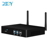 XCY Intel Core i5 7200U i3 7100U i7 4500U Fanless Mini PC Windows 10 4K HTPC Thin Client Desktop Computer NUC HDMI VGA WiFi 6USB