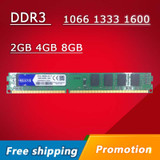 MLLSE RAM DDR3 2GB 4GB 8GB 1066mhz 1333mhz 1600MHZ PC3-8500U PC3-10600U PC3-12800U Desktop PC RAM Memory Memoria DIMM 2g 4g 8g
