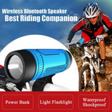 Bicycle Waterproof Bluetooth Speaker with LED Light