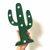 3D LED Pineapple & Cactus Night Lamp