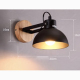Nordic Black Iron Wall Lamp Modern Wood Wall sconce for Home Decor Led Mirror Bathroom Light Fixtures Living Room Bedroom lights Nordic Black Iron Wall Lamp Modern Wood Wall sconce for Home Decor Led Mirror Bathroom Light Fixtures Living Room Bedroom lights
