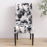 Tie Dye Chair Cover Spandex Stretch Elastic Slipcovers Floral Plain Dyed Chair Covers For Dining Room Wedding Banquet Hotel