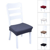 Solid Color Chair Cover Plaid Waterproof Spandex Stretch Anti-dirty Elastic Seat Covers For Hotel Kitchen Dining Room Office
