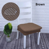 1/4 Pcs Modern Waterproof Solid Plaid Chair Cover Elastic Spandex Polyester Seat Cover Dining Chair Protector Case Home Decor