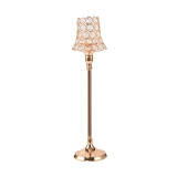Crystal Vintage Candle Holders Stand Metal Candlesticks Dining Room Wedding Table Centerpieces Candlesticks Holiday Home Decor
