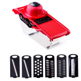 Migecon Upgraded 7 Blades Mandoline Slicer Manual Vegetable Cutter Salad Maker Potato Onion Cutter Kitchen Accessories Gadgets