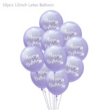 Mermaid Theme Party Happy Birthday Blue Purple Mermaid Banner Balloons Baby Shower Supplies Wedding Kids Party Decoration Mermaid Theme Party Happy Birthday Blue Purple Mermaid Banner Balloons Baby Shower Supplies Wedding Kids Party Decoration