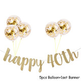 30th 40th 50th 60th Birthday Disposable Party Tableware Cups Plates  Birthday Party Supplies Happy Birthday Party Decor Adult