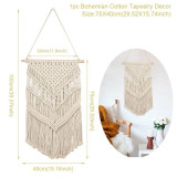 Huiran Rustic Wedding Backdrop Curtain Decor Wedding Party Supplies Ins Macrame Curtain Tapestry Weeding Decoration for Weddings