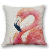 45X45cm Flamingo Pillow Cushion Cover DIY Party Wedding Decoration Party Supplies For Home Decor Sofa Decorative Events Boda