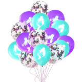 Little Mermaid Party Decoration Mermaid Balloon Banner Supplies Mermaid Birthday Party Favors Kids Birthday Parties Decorations
