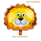 Huiran Green Palm Leaf Balloons Safari Jungle Party Happy Birthday Party Decorations Tropical Dinosaur Party Wild One Birthday