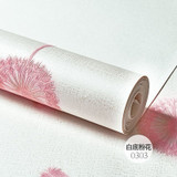 Korean Rustic Dandelion Wall Papers Home Decor Warm Pink Green Yellow Wallpaper Flower Bedroom Living Room papel mural