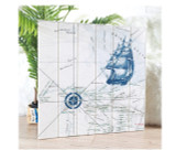 Children's room wallpaper self-adhesive  wall stickers cartoon bedroom sailing wood grain creative foam anti-collision  stickers