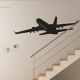 Cruising Aircraft Designed Wall Sticker