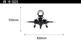 Face to Face with Fighting Falcon F35 Designed Wall Sticker