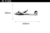 Cruising Glider Designed Wall Sticker
