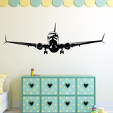 Departing Boeing 737 Designed Wall Sticker