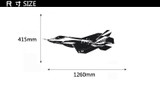 Cruising Fighting Falcon F35 Designed Wall Sticker