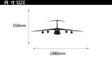 Lockheed Galaxy C-5 Designed Wall Sticker