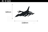 Amazing Fighter Jet Designed Wall Sticker