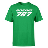 Boeing 787 & Text Designed T-Shirts