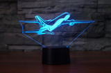 Departing Boeing 787 Designed 3D Lamps