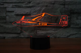 Cruising Glider Designed 3D Lamps