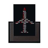 Airplane Shape Aviation Alphabet Designed Magnet