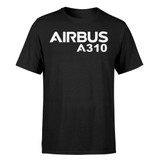 Airbus A310 & Text Designed T-Shirts