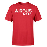 Airbus A310 & Text Designed T-Shirts