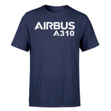 Airbus A310 & Text Designed T-Shirts