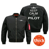 Keep Calm I'm a Pilot Designed Pilot Jackets (Customizable)