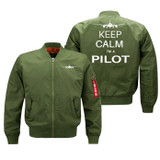 Keep Calm I'm a Pilot Designed Pilot Jackets (Customizable)